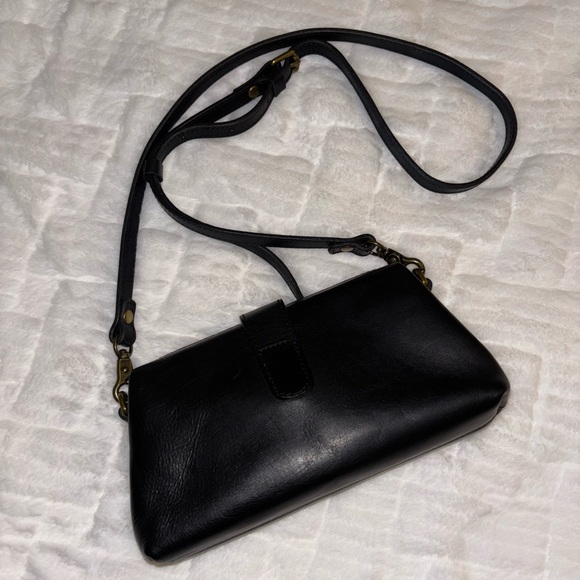 Vintage style Doctor Black Leather Crossbody - Picture 3 of 11